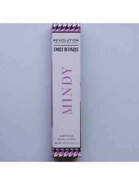 Makeup Revolution Emily In Paris Just A Kiss Cream Lipstick MINDY TAUPE NUDE NEW
